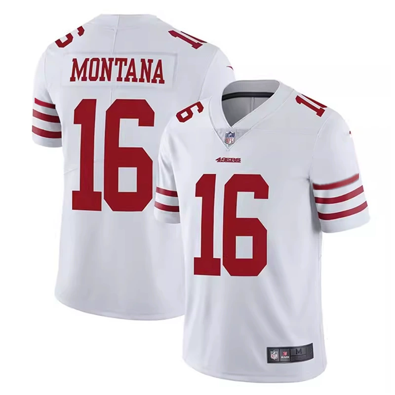 2025 NFL Сан-Франциско 49ers Сан-Франциско 49ers 16# Montana футбольная майка