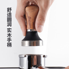 壓粉器咖啡機胡桃木58mm通用填壓器平粉器具304不鏽鋼51mm填壓器
