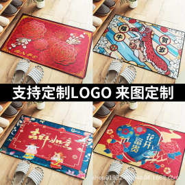 DZ印花地垫门垫进门防滑商用迎宾门口电梯入户地毯脚垫水晶绒地垫