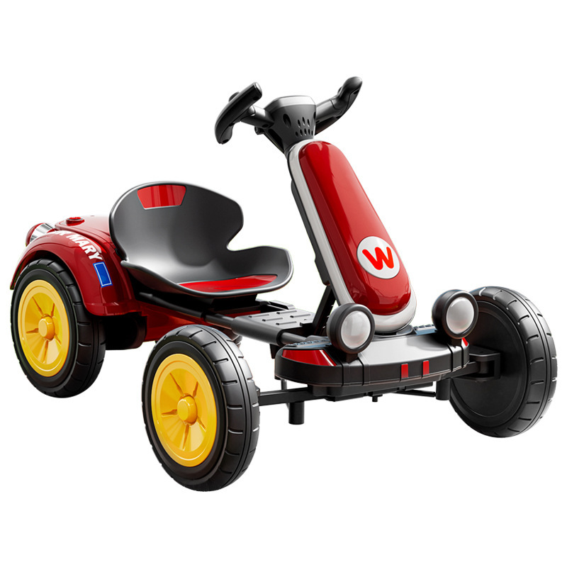 Juguetes de cuatro ruedas de kart eléctrico para niños se pueden sentar en niñas y se pueden plegar sin instalar nuevos vehículos eléctricos