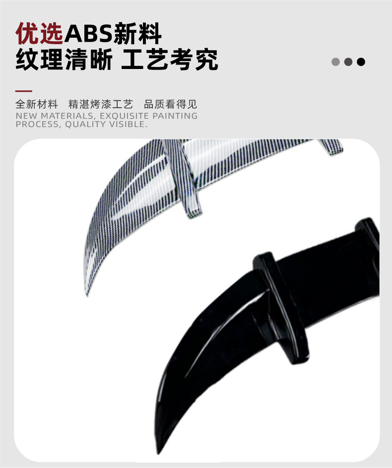 Suitable for Volkswagen Golf 8 Standard Version/Rline 2020+ Rear Wing, Roof Wing, Side Wing, and Spoiler Modification