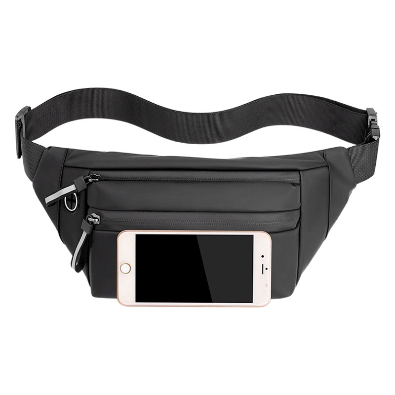 【Carefully Selected Quality】Men's Chest Bag for Foreign Trade, Casual Crossbody Bag, Outdoor Sports Shoulder Bag, Logo Printable