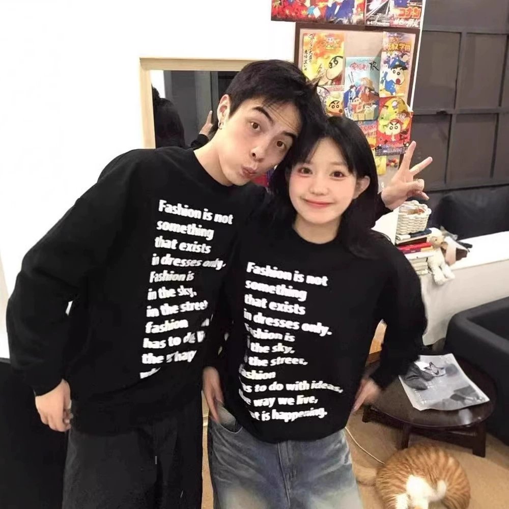 Свитер 2024 новый осенний и зимний дизайн чувство нишевые специальные забавные пары наряд oversize премиум пальто