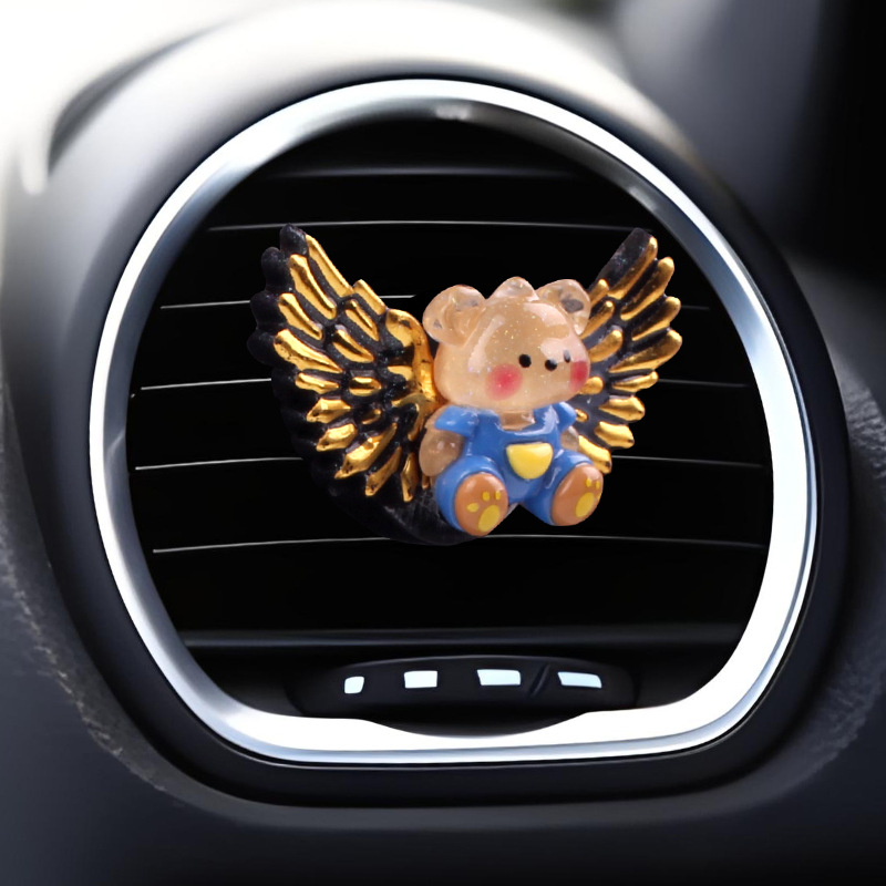 Adornos del automóvil, consola central, accesorios de la pantalla del automóvil, decoración del monitor de la computadora, ala pequeña del automóvil, adornos