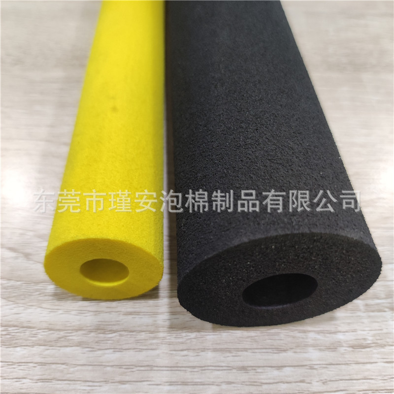 东莞供应 游乐场蹦床弹簧海绵护套可镭雕可做造型沟槽双色泡棉套
