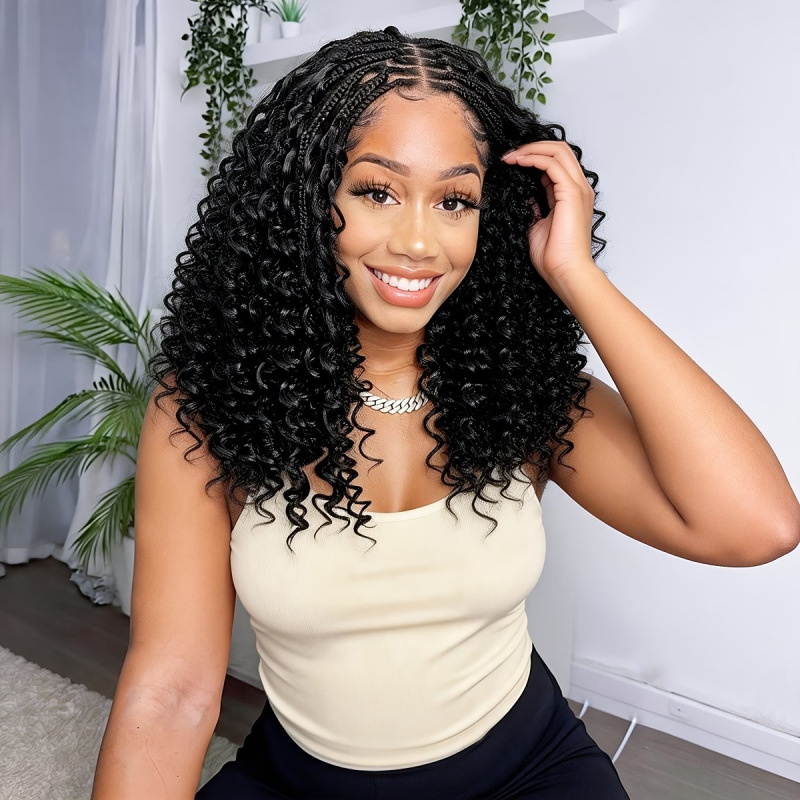 Cross-Border Short Hair Wigs Hot-Selling Lace Front Wigs African New Arrivals Black Curly Brazilian Wigs Full Head Wigs