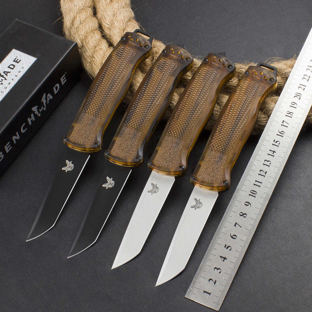 工厂直销微技术5370 OTF折叠刀野营工具 随身刀直刀野外刀具EDC