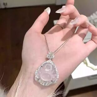 Big Belly Chinese Buddha 2025 Necklace New Niche Exquisite High-value High-grade Maitreya Versatile Collarbone