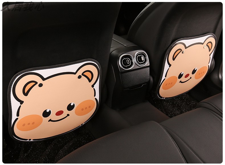 Car seat back anti-kick pad rear universal child dirt-resistant car rear seat protective pad protective pad storage female
