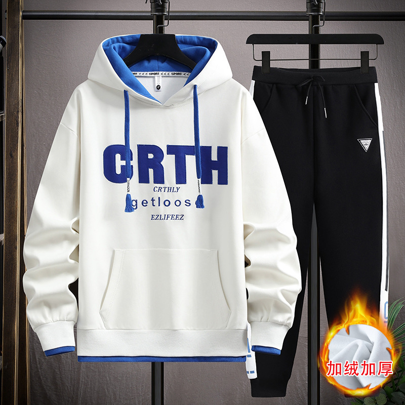 13-Year-Old Youth Autumn and Winter Thick Fleece Sweatshirt 12-Year-Old Boy 15-Year-Old Junior High School Student 14-Year-Old Stylish Sports Suit 13-Year-Old Youth Autumn and Winter Thick Fleece Sweatshirt 12-Year-Old Boy 15-Year-Old Junior High School Student 14-Year-Old Stylish Sports Suit