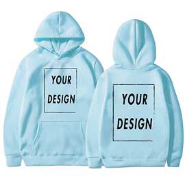 可定制的DIY卫衣运动衫-个性化与您自己的设计品牌标志图片的男女