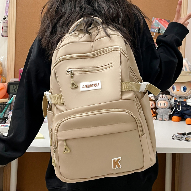 大容量中学生スクールバッグ女性多層旅行コンピュータバックパック日本多用途キャンパスカジュアルバックパック|undefined