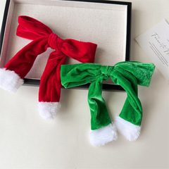 三状態クロスボーダークリスマス金の毛の縁に髪を挟みます。