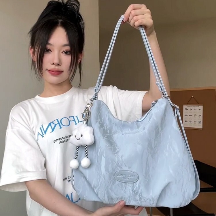 Wholesale Simple and Minimalist Style Commuting Tote Bag, Textured Student Backpack, Single Shoulder Crossbody Bag, Handbag Wholesale Simple and Minimalist Style Commuting Tote Bag, Textured Student Backpack, Single Shoulder Crossbody Bag, Handbag