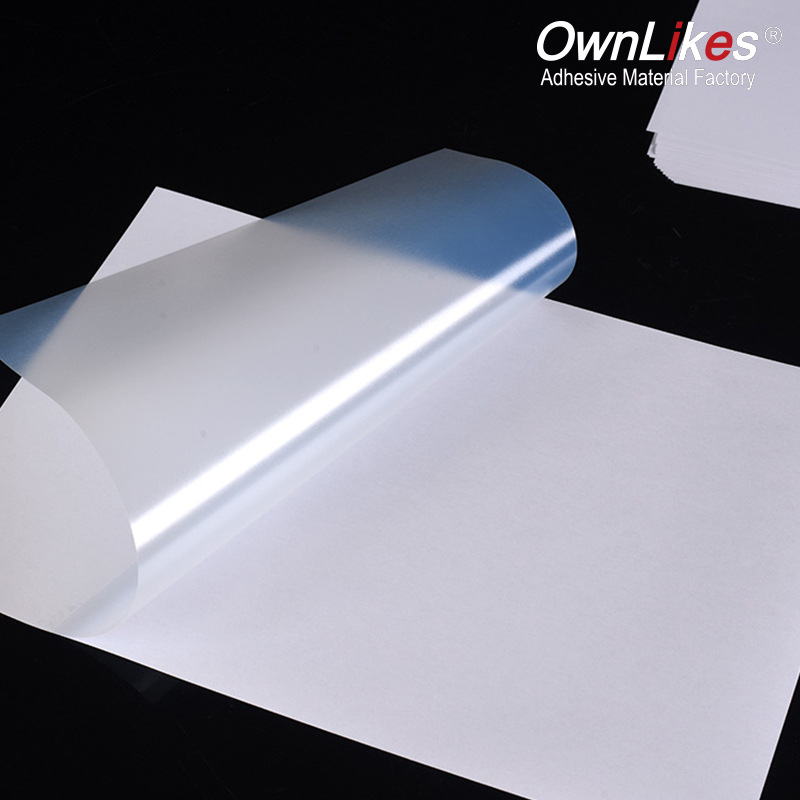 8C 잉크젯 반투명 PET/핫멜트 접착제/120g 필름 베이스, A4(210*297mm)