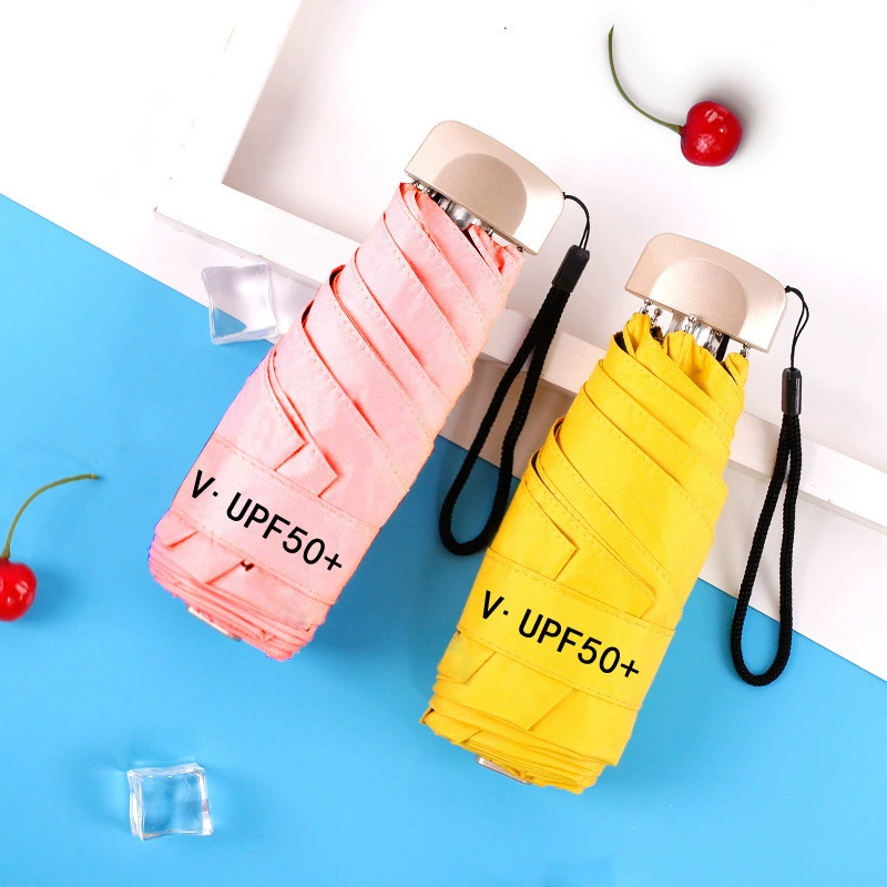 50% кратный солнцезащитный зонт для мобильного телефона, компактный портативный солнцезащитный крем, Солнцезащитный Зонт с защитой от ультрафиолета, мини-складной женский зонт от солнца и дождя