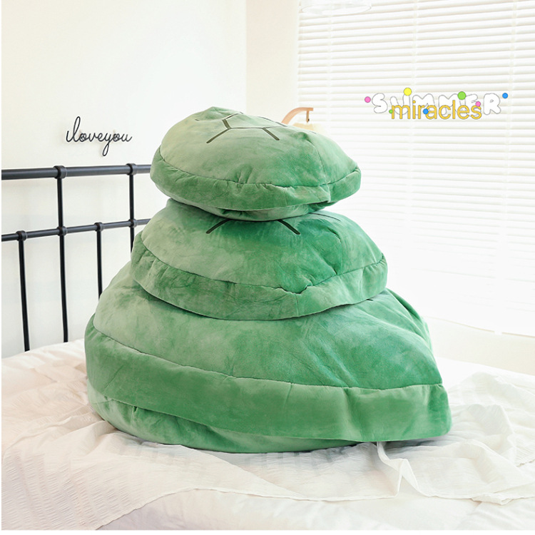 Zhao Lusi's Same Style Turtle Shell Wearable Clothing Plush Toy Oversized Turtle Shell Pillow Doll Plushie