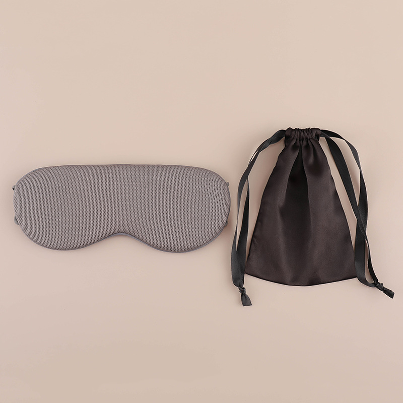 Máscara de ojo tridimensional 3D para dormir sombreado máscara de ojo de seda de hielo transpirable al por mayor