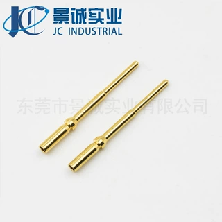 定制插针插孔自动化设备防水传感器0.8焊接端子公母铜针插针pin针