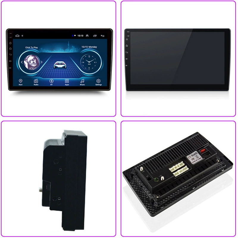 Подходит для зарубежного Toyota Elfa 08-14 автомобиль GPS Android с большим экраном, видеопоток в режиме pour, встроенная умная автомобильная система