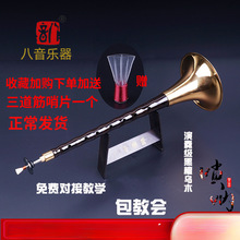 图迩唢呐初学者专业乐器全套乌木黑檀调降喇叭吹服务紫