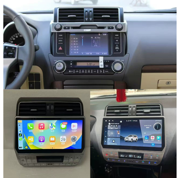 10-17 Toyota Prado models upgraded to the 18 model with large-screen navigation and 360-degree panoramic integrated system