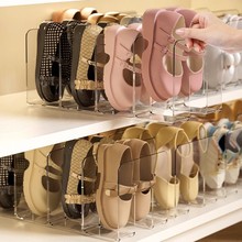 儿童鞋架家用透明童鞋分隔板门口简易多层小型宝宝专用鞋子收纳架