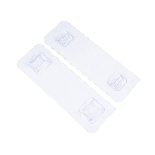 Wholesale strong traceless storage rack adhesive patch multi-functional transparent brushed hook snap buckle U-shaped buckle