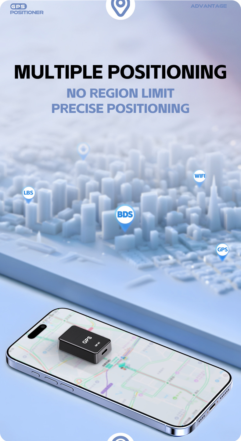 GF07 cross-border best-selling GPS tracker, item tracker, anti-loss device for the elderly, car tracker, and pet tracker