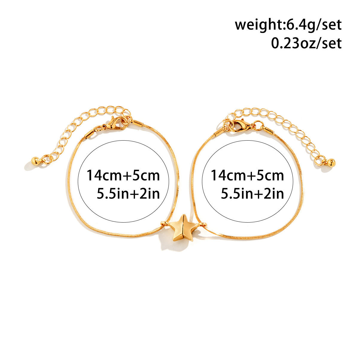 1 Set Fashion Star Alloy Plating Womenu0027S Pendant Necklace