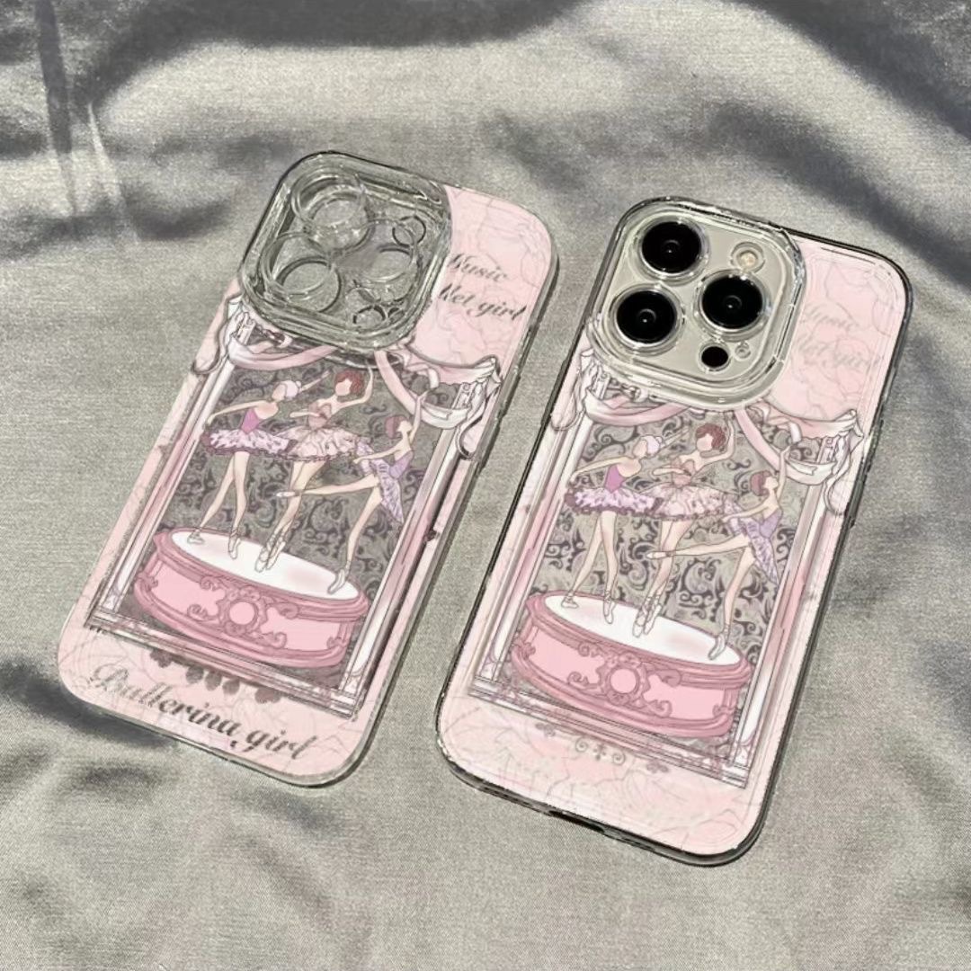28g Weight iPhone Applicable Brands Tpu Letter Apple Transparent Sweet Phone Cases Phone Accessories