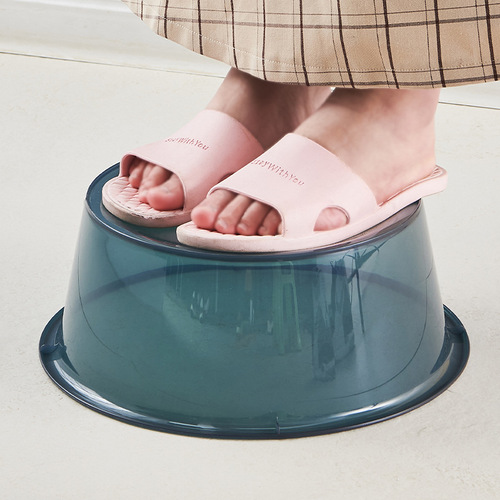 Plastic face basin with thickened double ears, anti-dropping foot bath for home use, large laundry basin, dormitory face basin for college students, wholesale