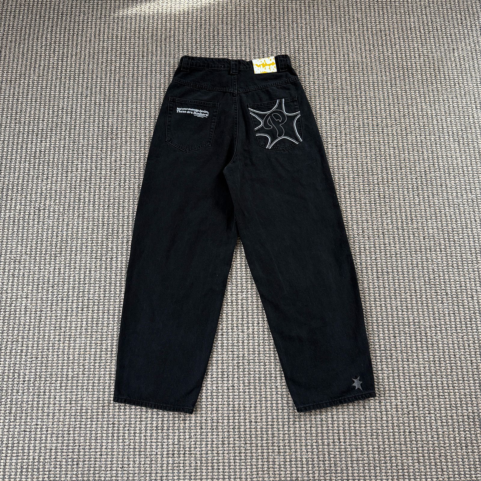 Protect Bonkers Jeans Baggy Off Black