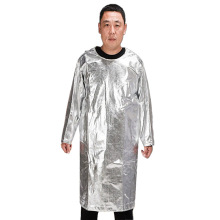 耐高温围裙铝箔反穿衣大褂隔热防飞溅阻燃防护服防热辐射防火防烫