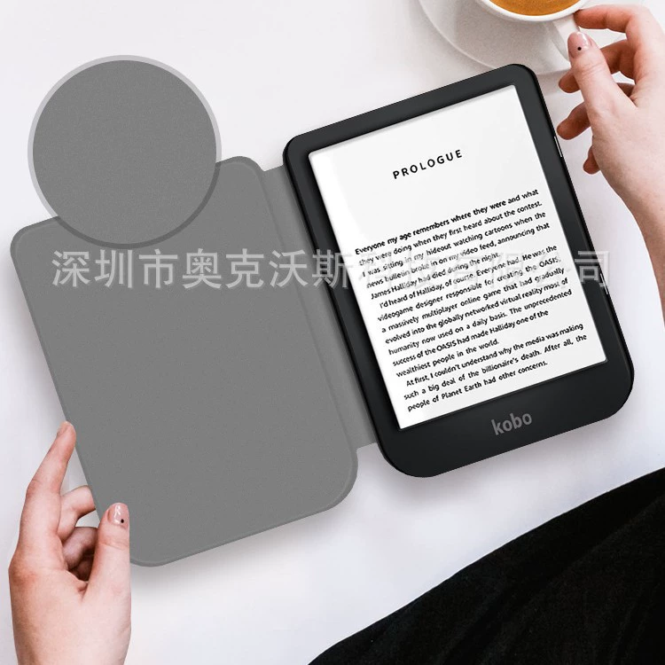Совместимо с Kobo Nia 6-дюймов кожаный чехол, чехол-защита для электронной книги Kobo N306