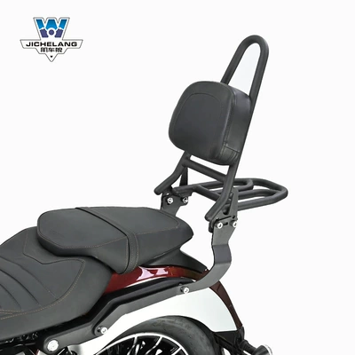 tail wing curved bow folding backrest – Electric car rear backrest - 250-bow-backrest-tailstock-black-black