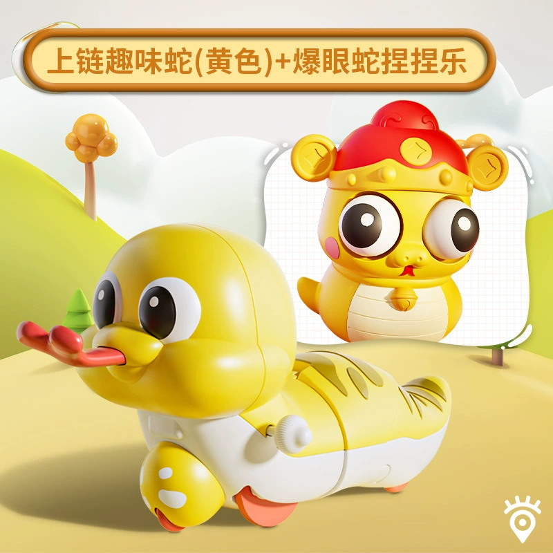 Заводная реалистичная игрушка для ползания, 2 года
