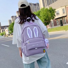 大学生多功能补课通勤书包外贸新款背包潮流大容量简约可爱双肩包