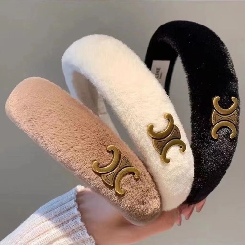 new autumn and winter Arc de Triomphe hair hoop for women, Korean version of increasing the top of the skull, face wash headband, hairpin, high-end hair style