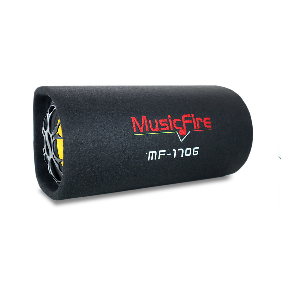 Car 6 inch 8 inch 10 inch car audio modified 12V speaker active subwoofer round tunnel gun 1706