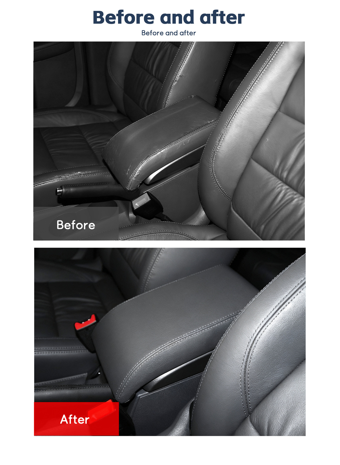 Suitable for Vw Touran04-15 Volkswagen Touran Armrest Box Leather Cover Protective Cover Modification and Refurbishment Factory Supply