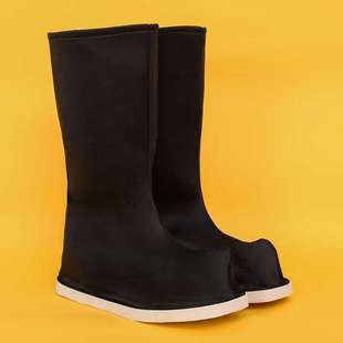 Han Dynasty Boots for Men and Women, Ancient Costume Shoes, Ancient Style Raised Toe, Ancient Animation Cos Dance, Official and Guard Performance Shoes