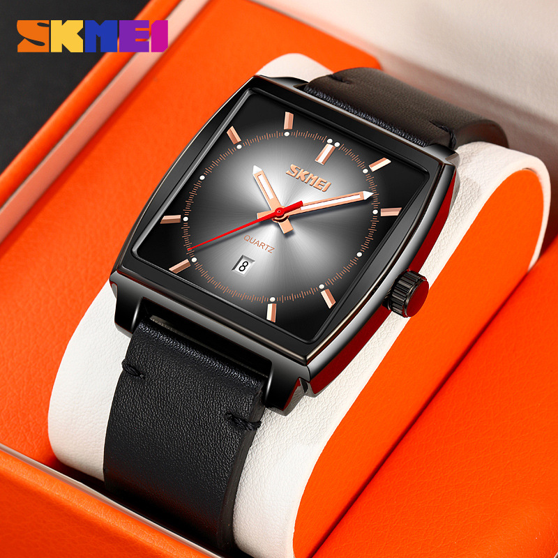 Reloj de hombre de barril de vino nocturna cinturón impermeable de cuarzo calendario reloj de pulsera al por mayor de puntos transfronterizos