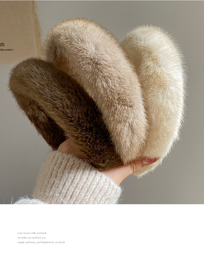 Moud Senior Plüsch Kappband Hoeraccessoiren Fraen Hierscht a Wanter Ausfluch 100 Breet Kant Temperament Kappband Drock Hoerklammer Kappbedeckung_voghion.com