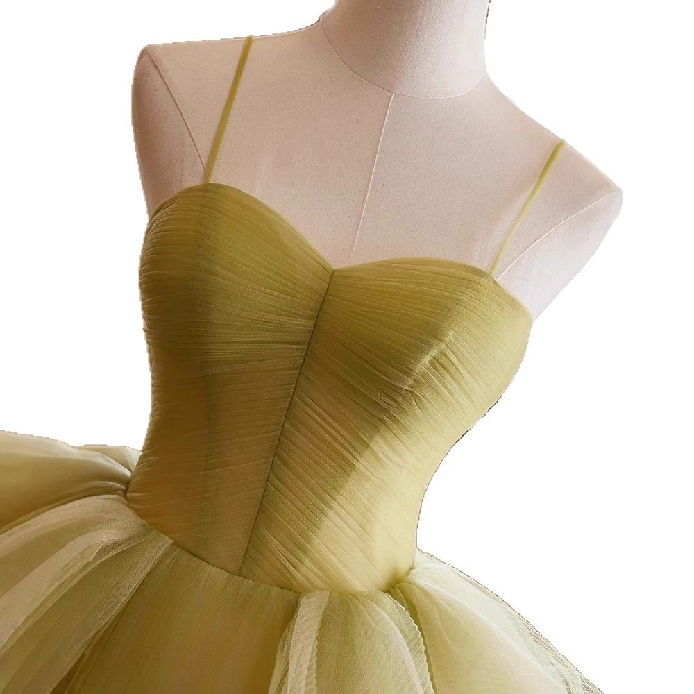 2026 nuevo vestido de boda ligero de banquete francés de salida de hilo superior sensación de alto nivel de temperamento vestido largo