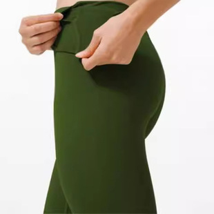 Women's trousers {drawstring} yoga clothes sports tight high elastic nude yoga pants hip lifting sportswear fitness yoga