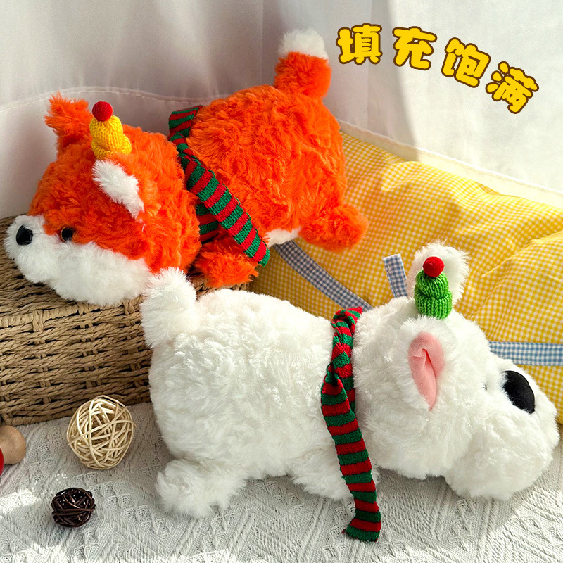 Nuevo bufandas de Navidad muñecas de peluche muñecas de peluche mercado nocturno muñecas para niños dormir almohada regalos al por mayor