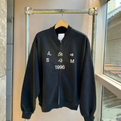 高版本/AC25早秋新款夹克棒球服外套字母印花logo做旧宽松长袖