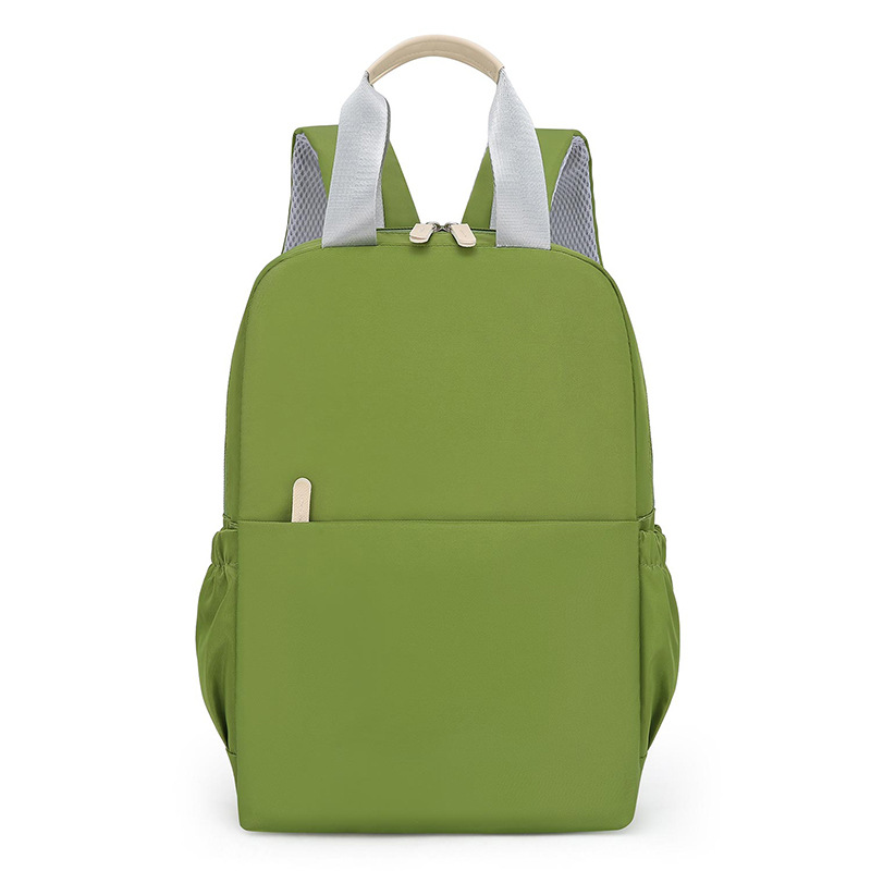 Logotipo imprimible bolsa para computadora portátil mochila de tela Oxford para mujer mochila ligera y simple de 14 pulgadas mochila escolar para estudiantes