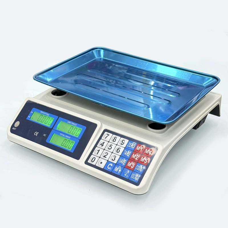 Электронные весы для оптовой продажи овощей, 40 кг/5 г, кухонные весы с высокой емкостью аккумулятора и высокой точностью взвешивания.
